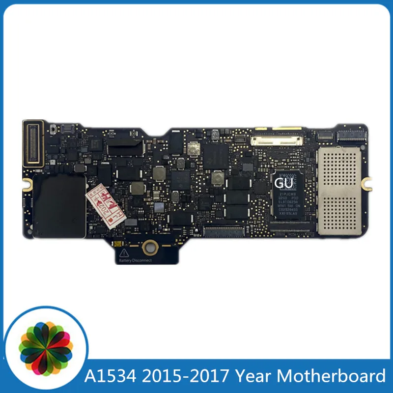 

Original A1534 Logic board 256/512G 2015-2017 Year For Macbook Retina 12" Laptop Motherboard 820-00045-A 820-00244-A 820-00687-A