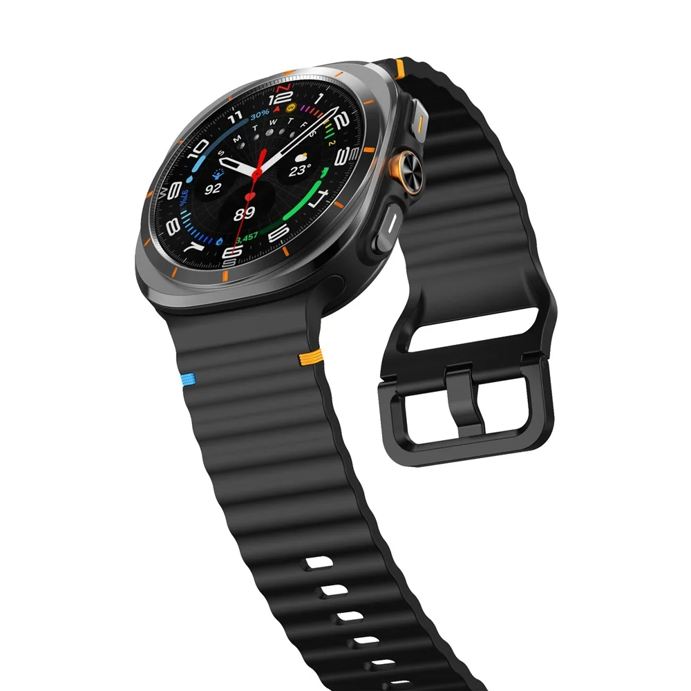 Pulseira de silicone para samsung galaxy watch ultra cinta acessórios pulseira correa smartwatch galaxy watch7 ultra 47mm esporte banda