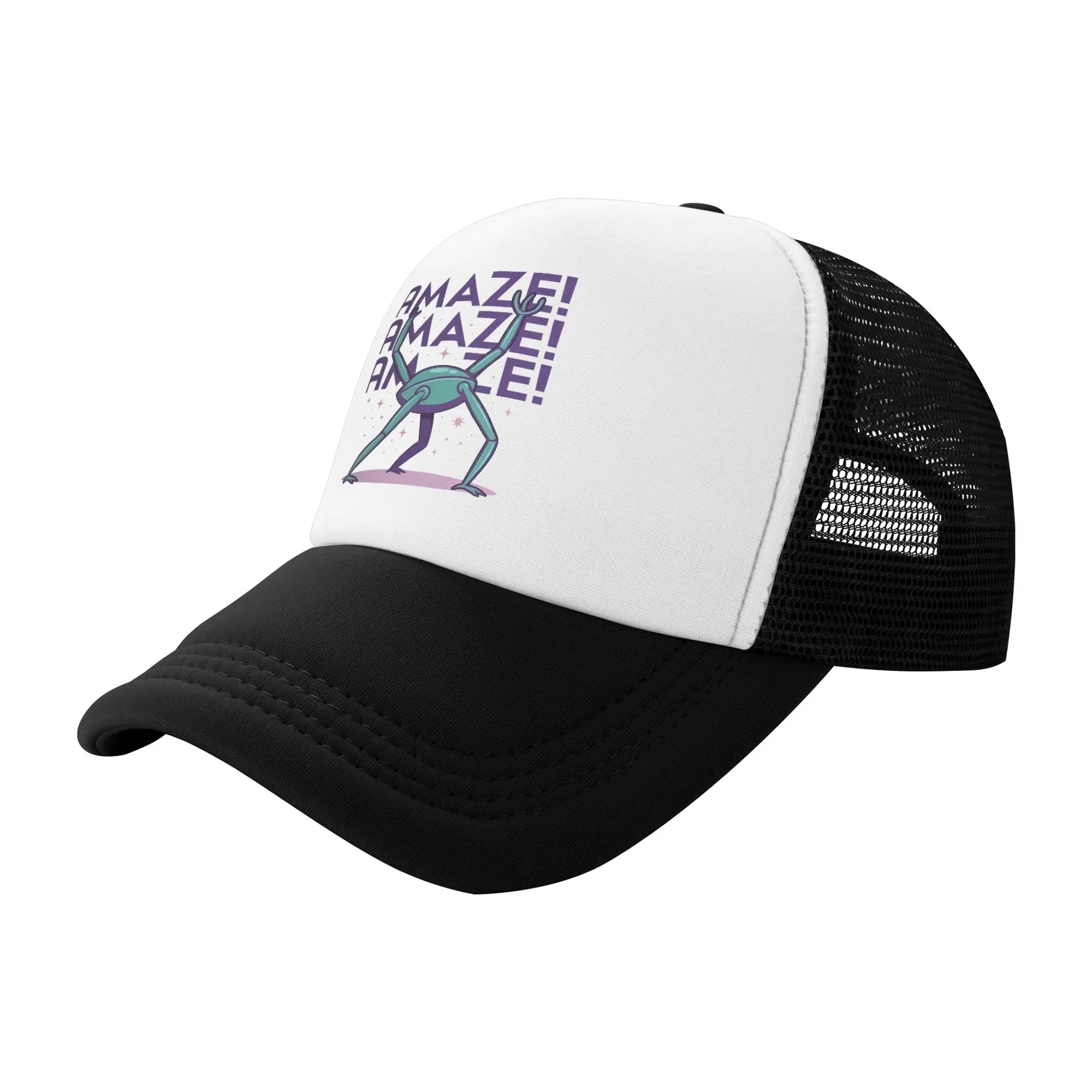 Project Hail Mary Amaze Amaze Amaze Trucker Caps Adult Fitted Dad Hat Worker Cap Adjustable Snapback Caps Mesh Baseball Cap
