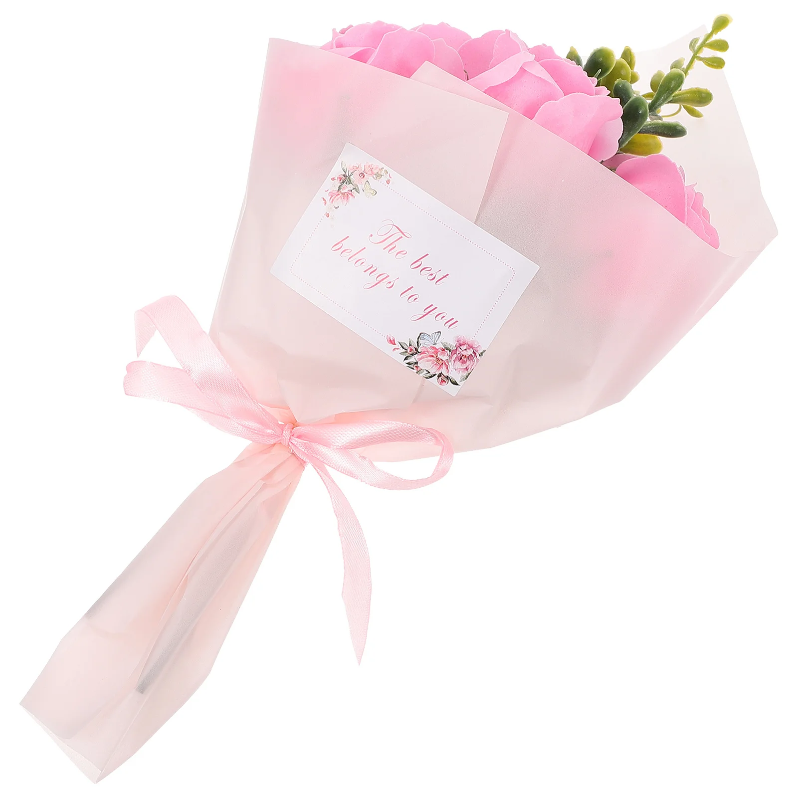 

1Pcs Fine Workmanship Soap Rose Bouquet Elegant Photo Prop Perfect for Special Occasions Home Adornment Soap Rose