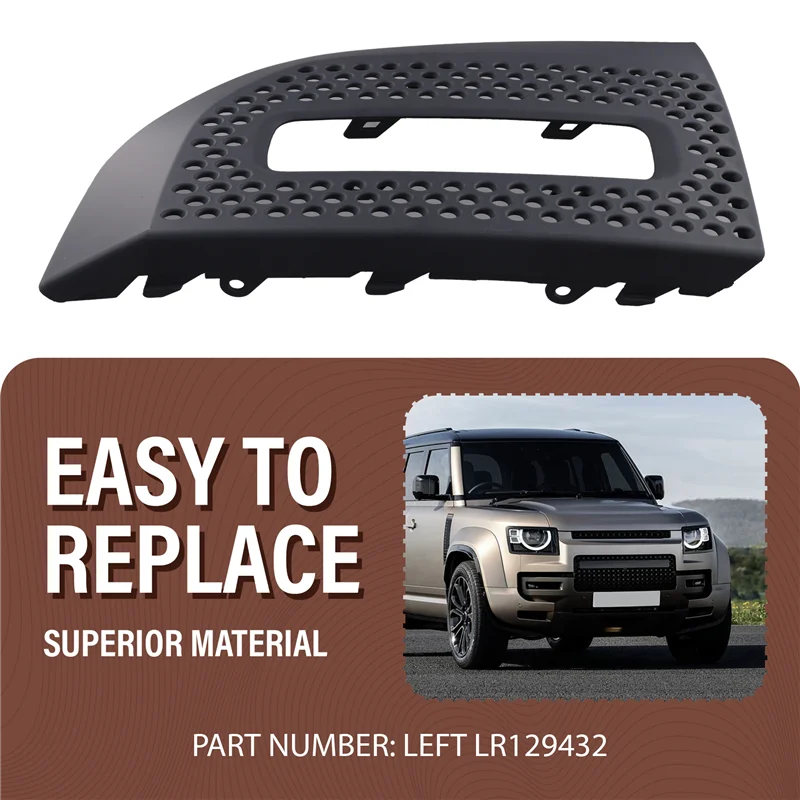 المصد الأمامي الضباب غطاء خفيف مصبغة لاند روفر المدافع 90 110 130 L663 2020 2021 2022 2023