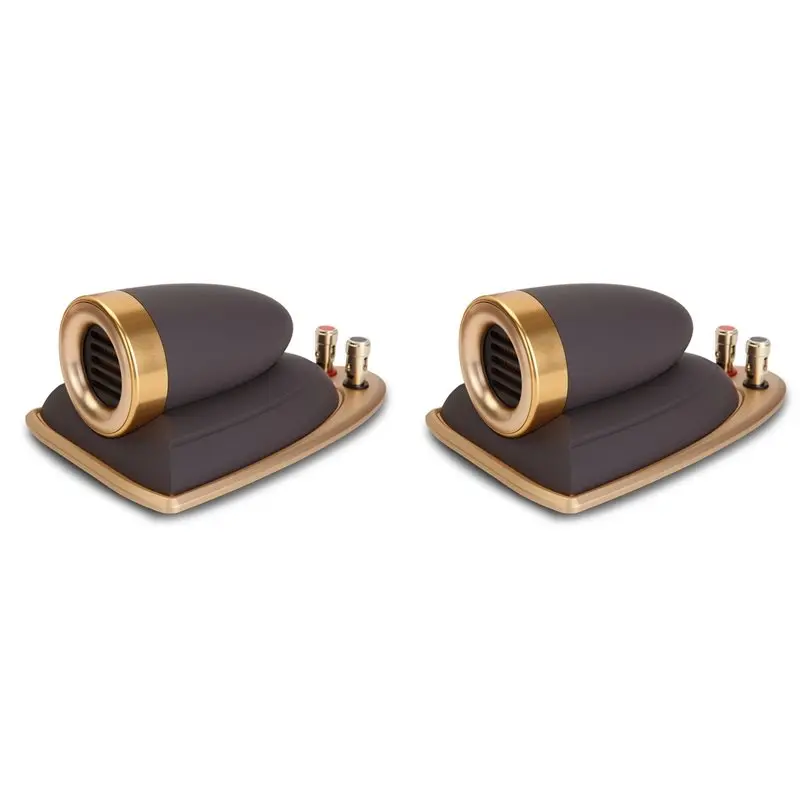 2X AMT Ribbon Tweeter Speaker 8Ohm High-End Home Theater Hifi DIY Audio Loudspeaker Classic Style Decor