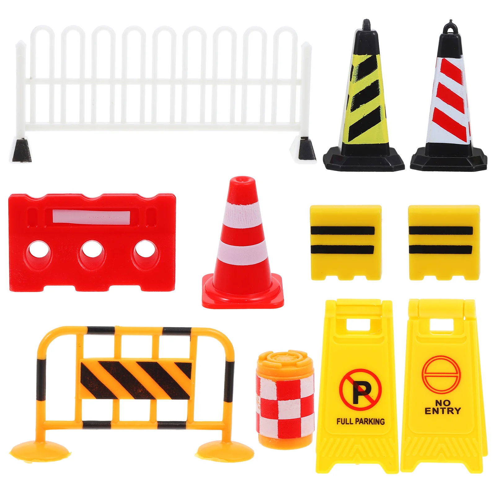 

Crosswalk Signal Toys Traffic Cognitive Caution Wet Floor Road Truck Signs Abs Cones Party Child
