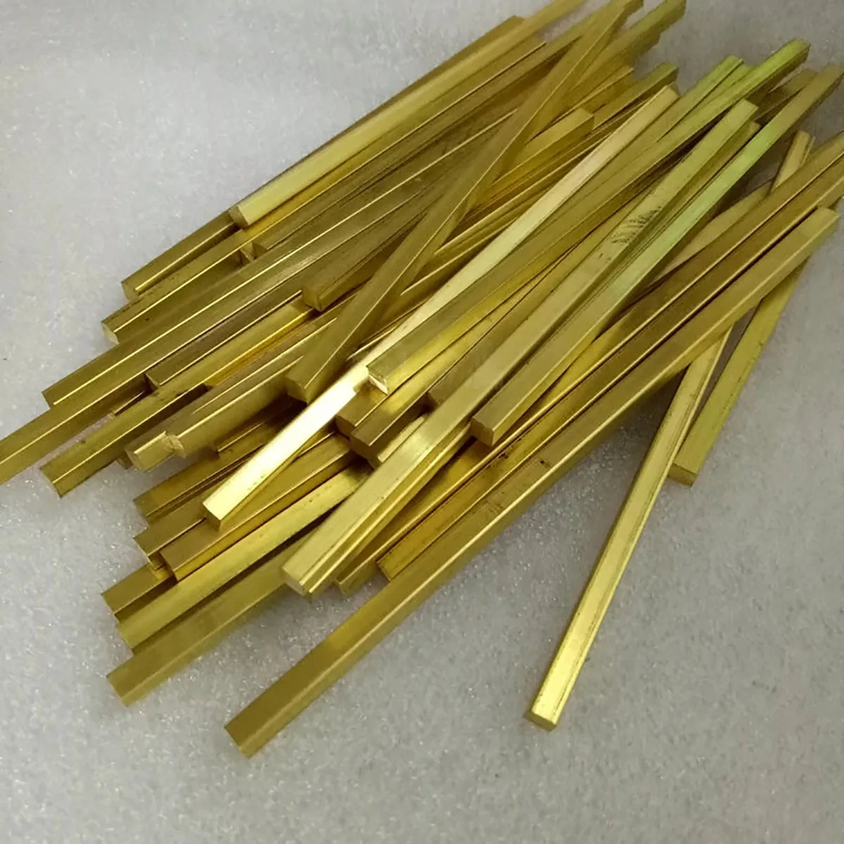 Solid Brass Square Bar 500mm Long 3/4/5/6/8/10/12/15/16/18mm Brass Square Stick Metal Cube Block For Machining