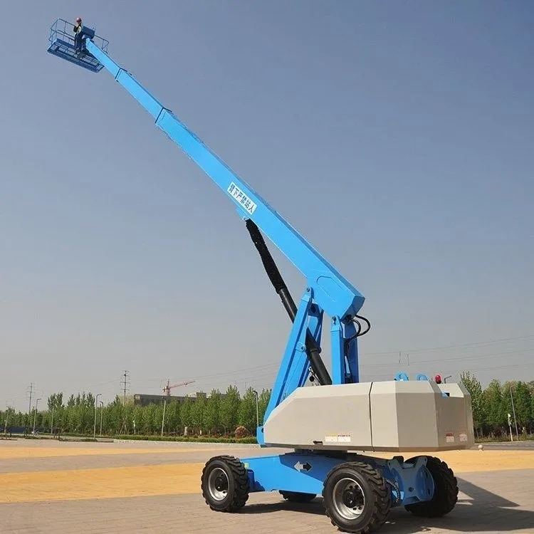 Self-propelled Straight Arm Lifting Work Platform Hydraulic Boom Lift  Aerial Working Platform