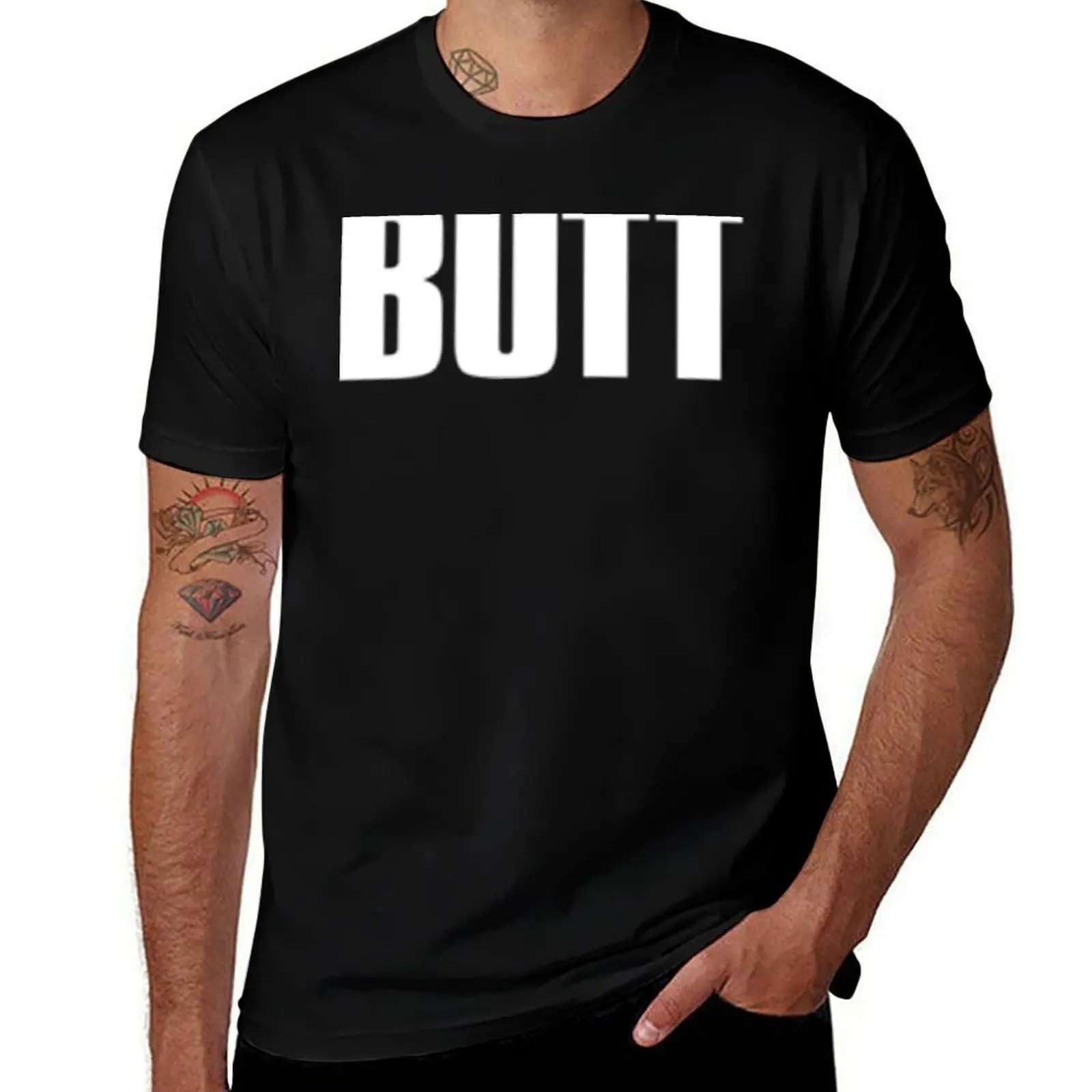 

BUTT (magazine) throwback T-Shirt anime tshirt cotton t shirts man 100% t shirts for man cotton funny T-shirt
