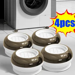 4/1pcs Anti Vibration Washer Support Washing Machine Feet Pads Universal Washing Machine Anti-Skid Roller Kit Lifting Foot Base