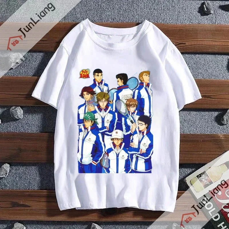 Handsome Fashion TShirts Tennis Prince Sports Male Harajuku Modal Breathable Streetwear T Shirt Round Neck