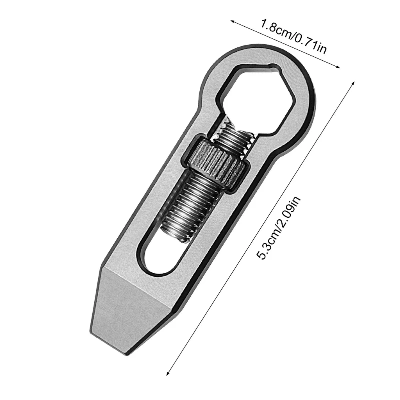 Clé à levier ergonomique, pied-de-biche pour réparations rapides, équipement camping en plein air