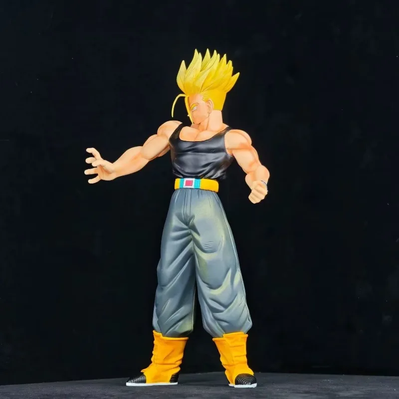 29cm Dragon Ball Z Anime Trunks PVC Figure, Future Trunks Super Saiyan Action Figure, Collectible Desktop Decorative Toy