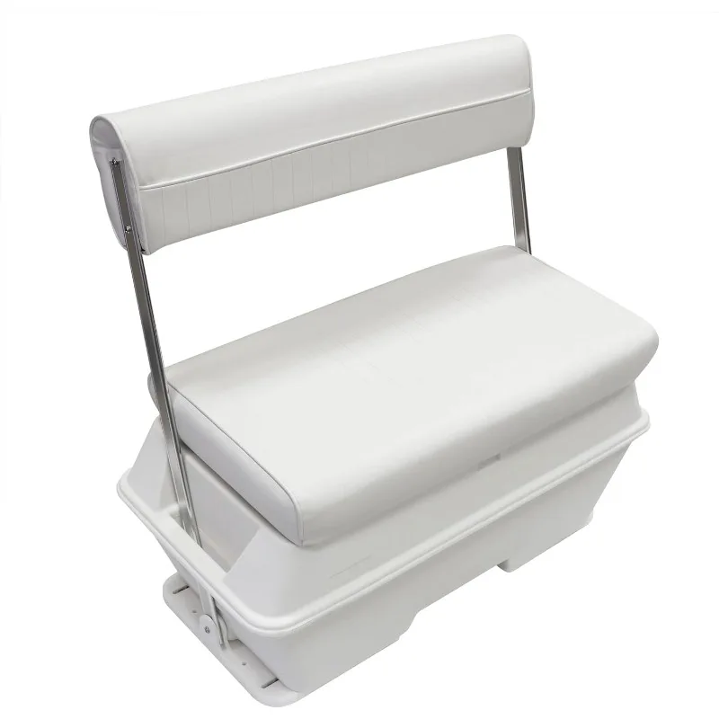 Sea Rocking Chair cooler seat 70 quart  Molded-in hold down can be mounted directly to the boat deck for stability