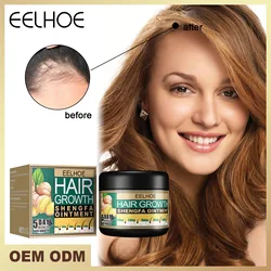 O creme do crescimento do cabelo do gengibre, promove o lugar do crescimento do cabelo, perda de cabelo, aliviando a massagem do couro cabeludo, promove o folículo de cabelo, alisando