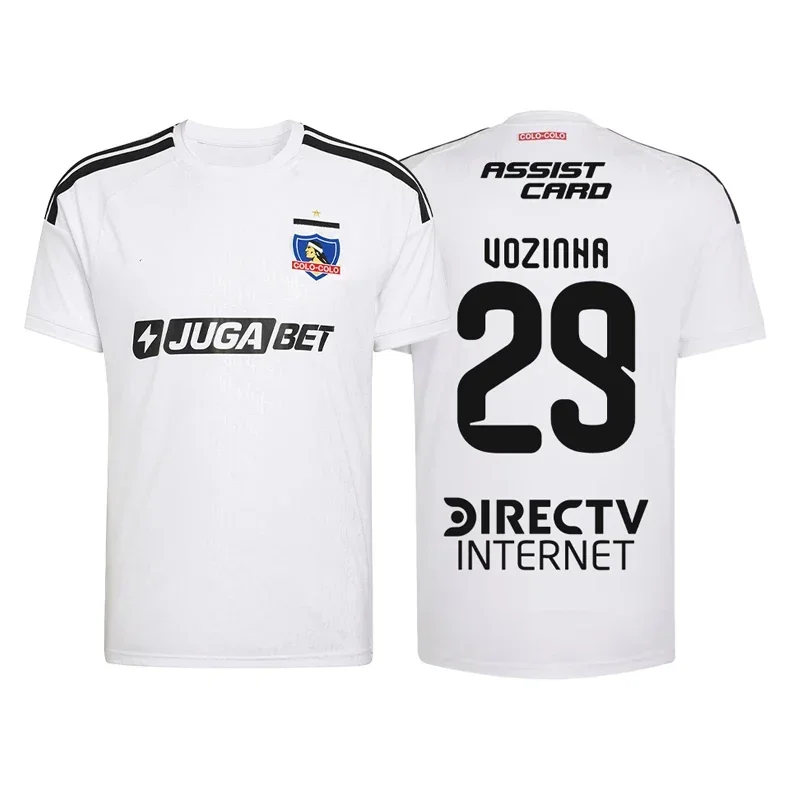 2026 Neues Colo‑Colo # 29 Vozinha 3D-gedrucktes Fußball-Sommer-Sport-T-Shirt, atmungsaktiv, schnelltrocknend, Streetwear, Eltern-Kind – Detail 3