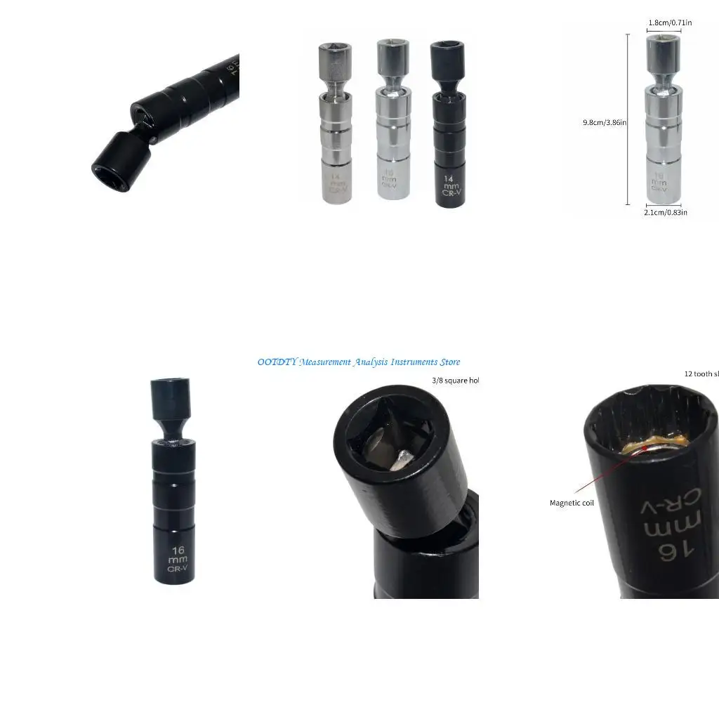 

367D 14mm 16mm Swivels Socket 3/8inch Drive 12-Point