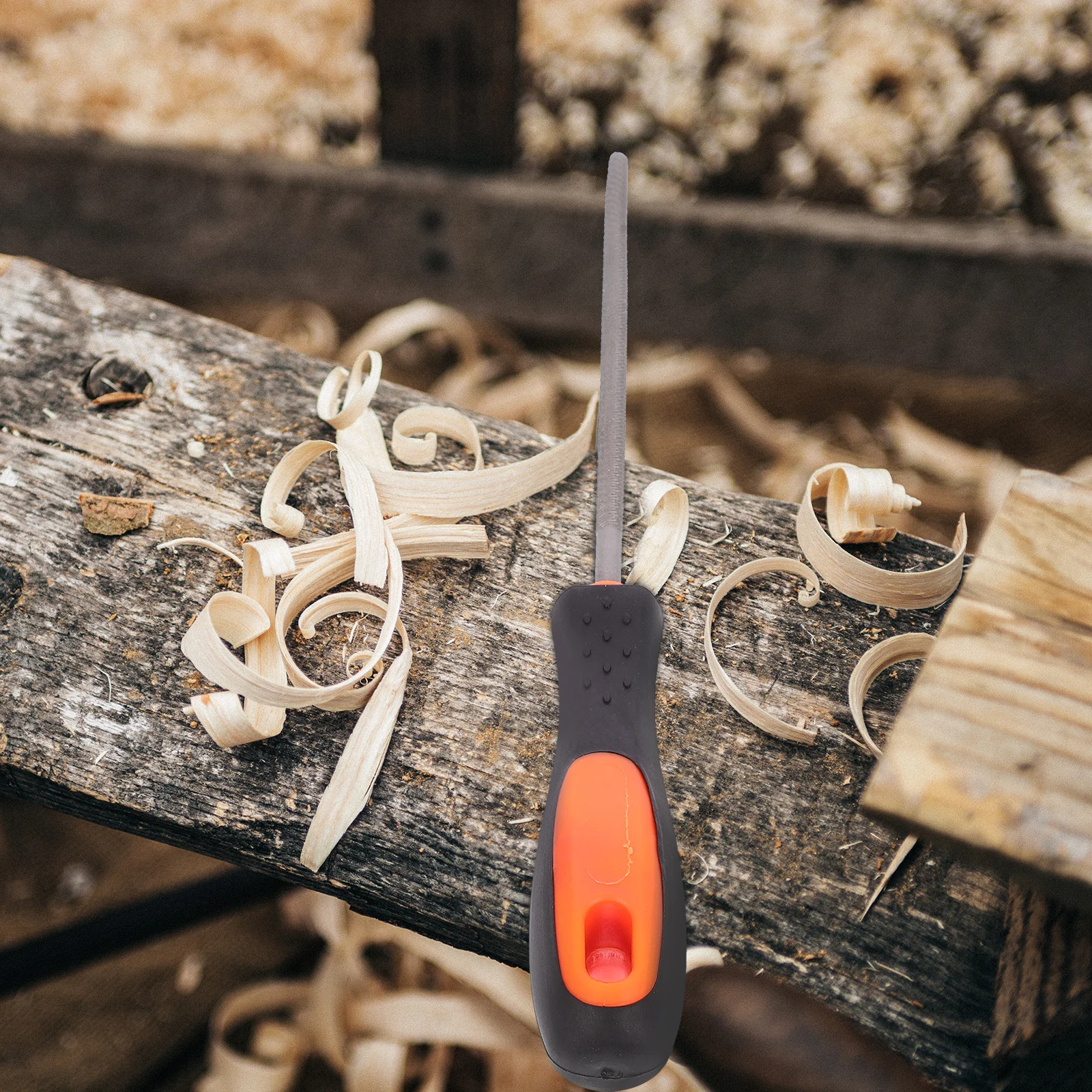 

Professional Woodworking Rasp Metal File Set Carbon Steel Round Files Ergonomic Handle for Carving Shaping Wood Metal Plastic