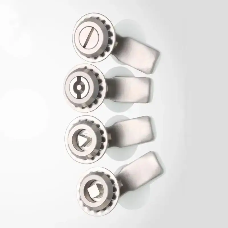 

5PCS Stainless Steel Industrial Cam Locks Machinery Equipment Cabinet Locks Distribution Box Lock Switch Electric Cabinet Locks