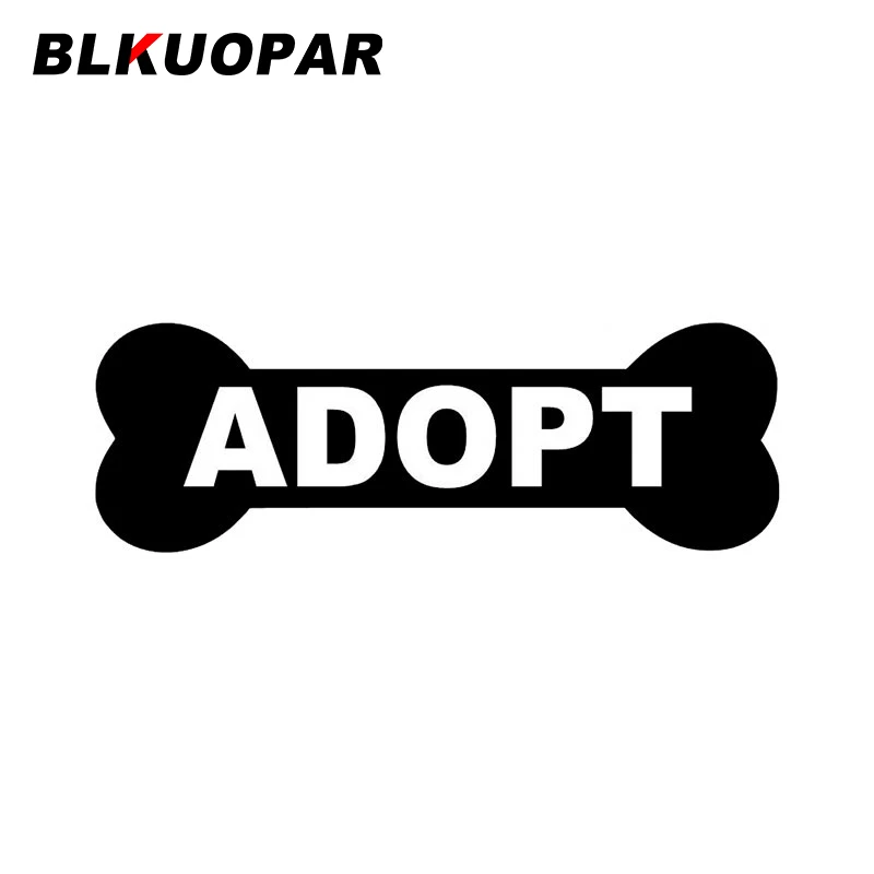 

BLKUOPAR ADOPT Car Sticker JDM Waterproof Creative Scratch-Proof Vinyl Cute Decal Motorcycle Funny Refrigerator Helmet Car Label