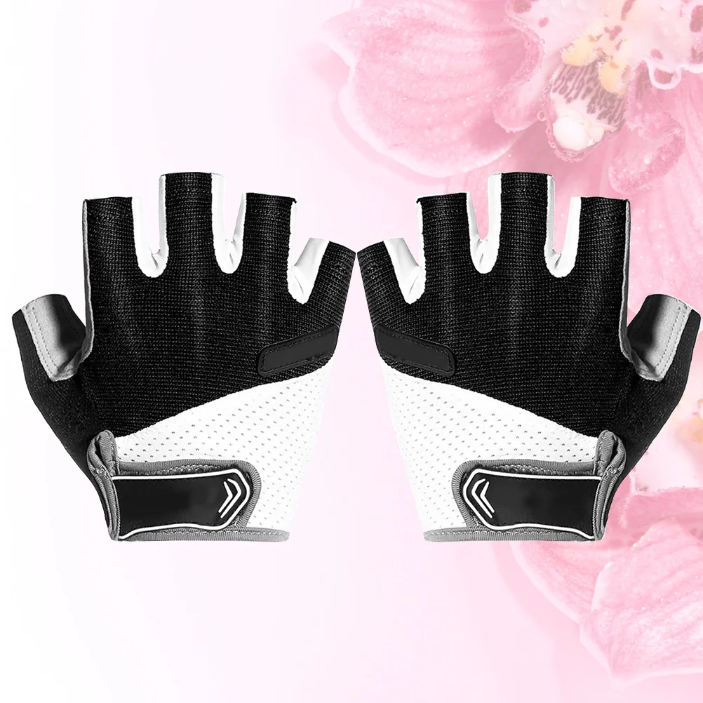 

Outdoor Cycling Gloves Anti-slip Half Finger Fahrradhandschuhe Fingerlos Winter for Sommer Miss