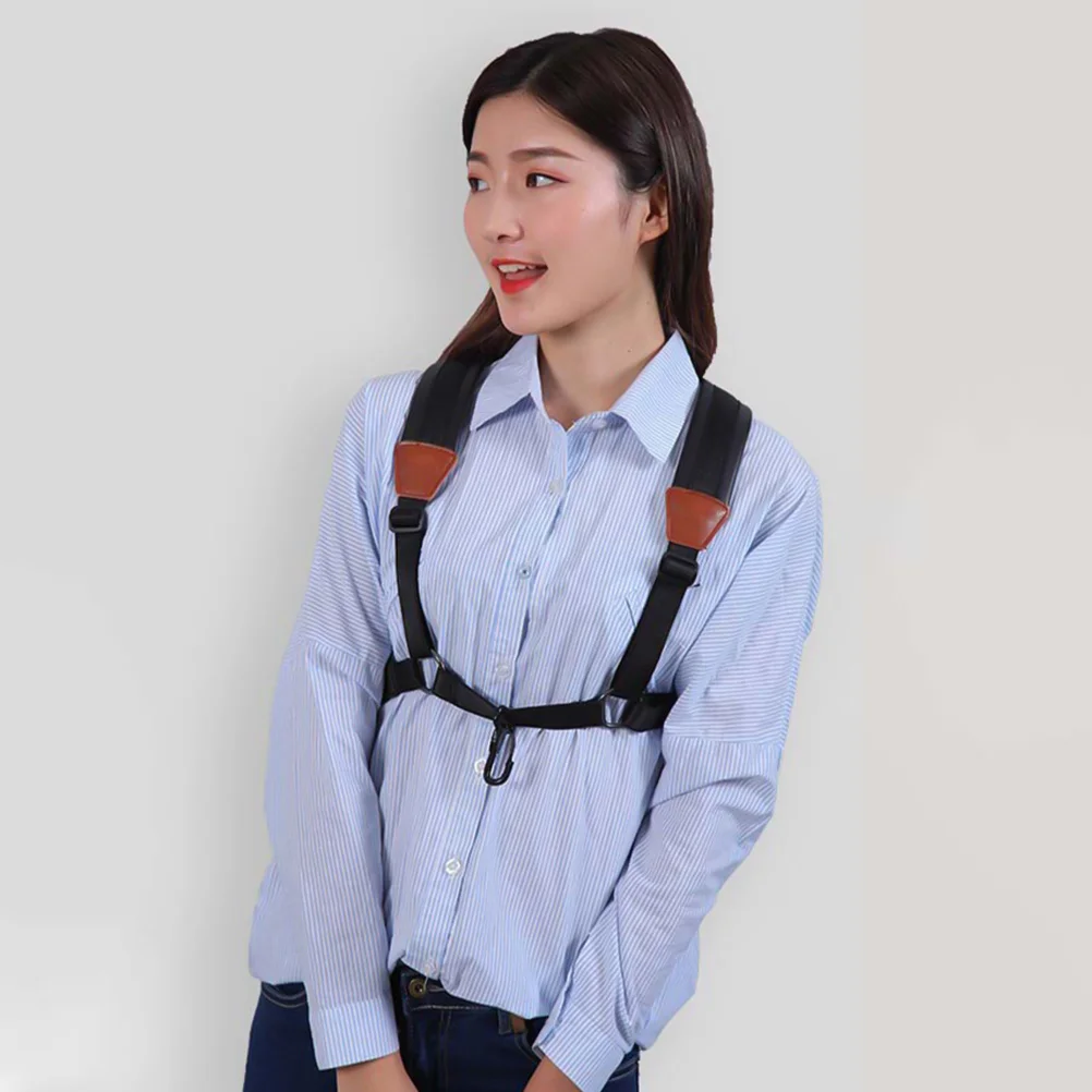 

Saxophone Harness Adjustable Shoulder Strap for Kids Adults 50-100lbs Capacity Durable Comfortable Musical Instrument Accessory