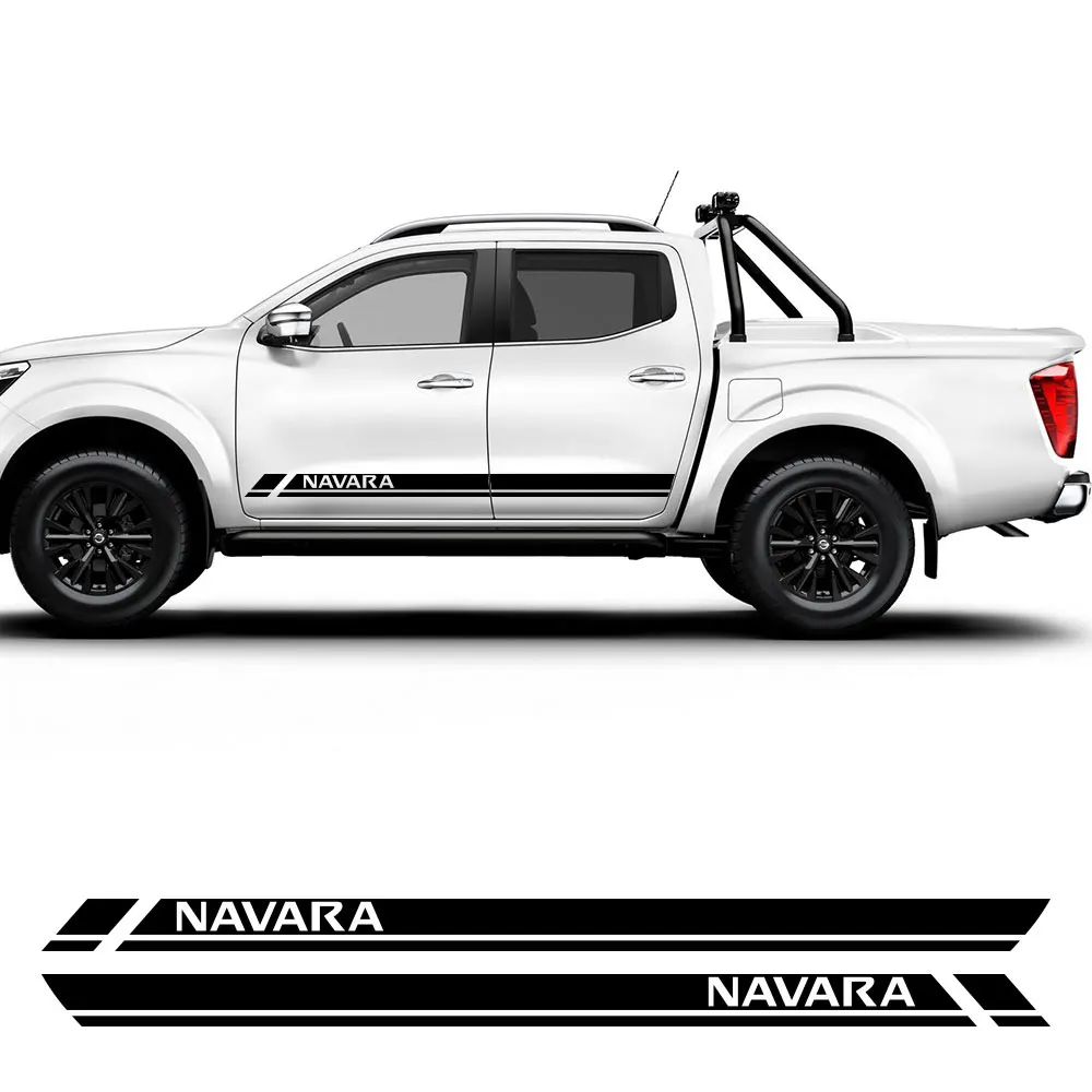 Pickup Door Side Sticker For Nissan Navara NP300 SL ST Truck Graphic Style Car Decor Decal Vinyl Cover Auto Tuning Accessories