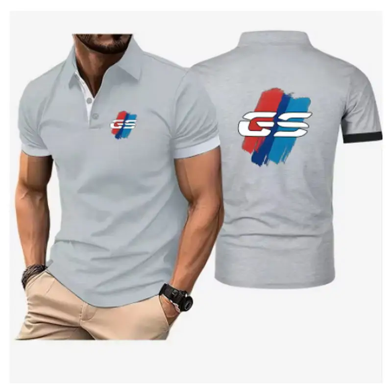 GS Adventure Motorrad-Poloshirt mit Natürlichen Antibakteriellen Eigenschaften, Hochwertig, Luxuriös, mit Kragen, Vielseitig und Atmungsaktiv – Detail 6