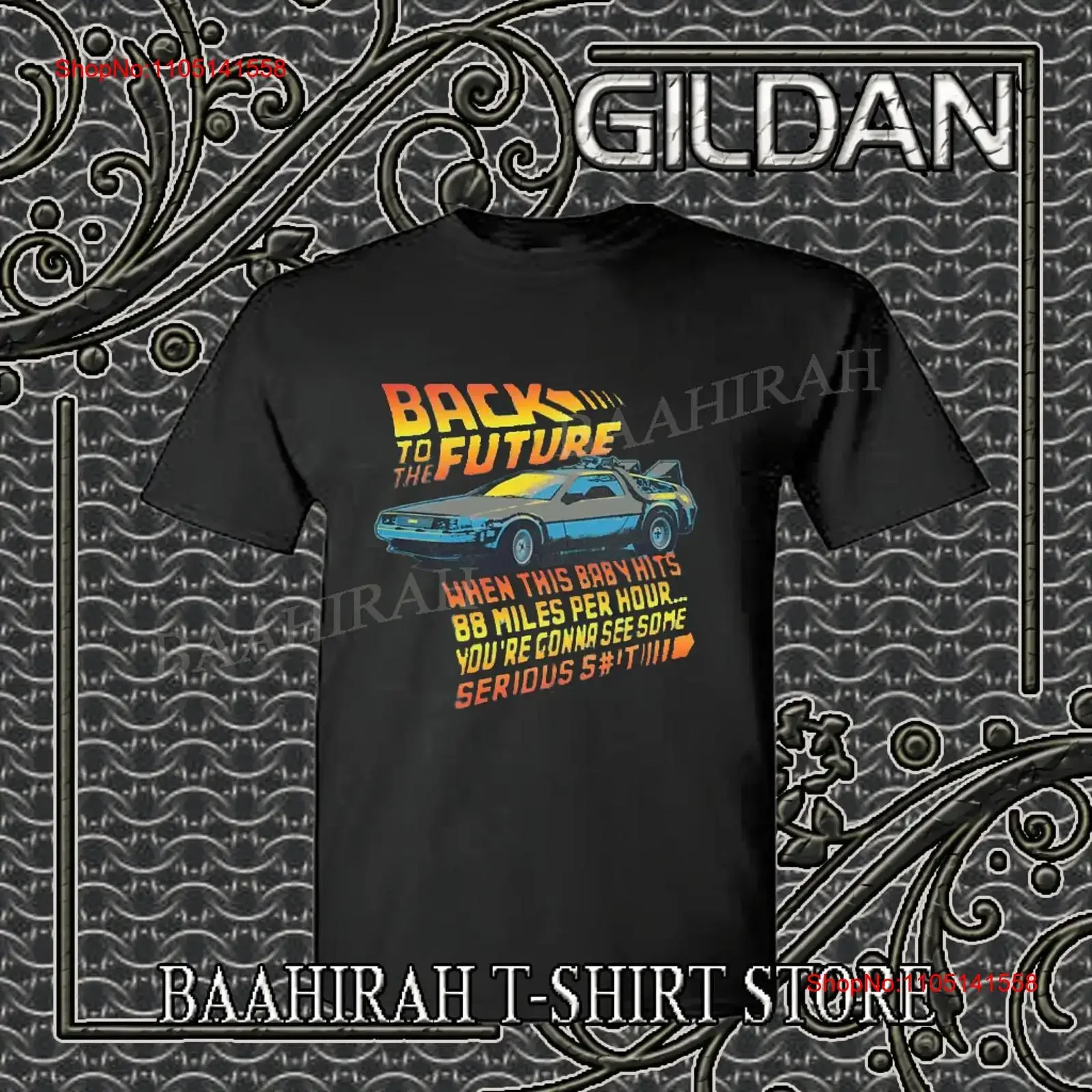 Nuevo Regreso al futuro película 88 MPH Logo camiseta divertida talla S 5XL vintage lavado transpirable ropa de diseñador Unisex