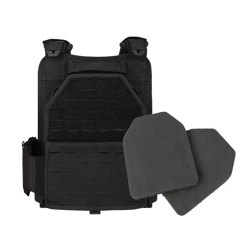 2pcs Airsoft Tactical Vest EVA Plates Body Carrier Vests SAPI Shock Plate for Outdoor Hunting Paintball War Game Protective