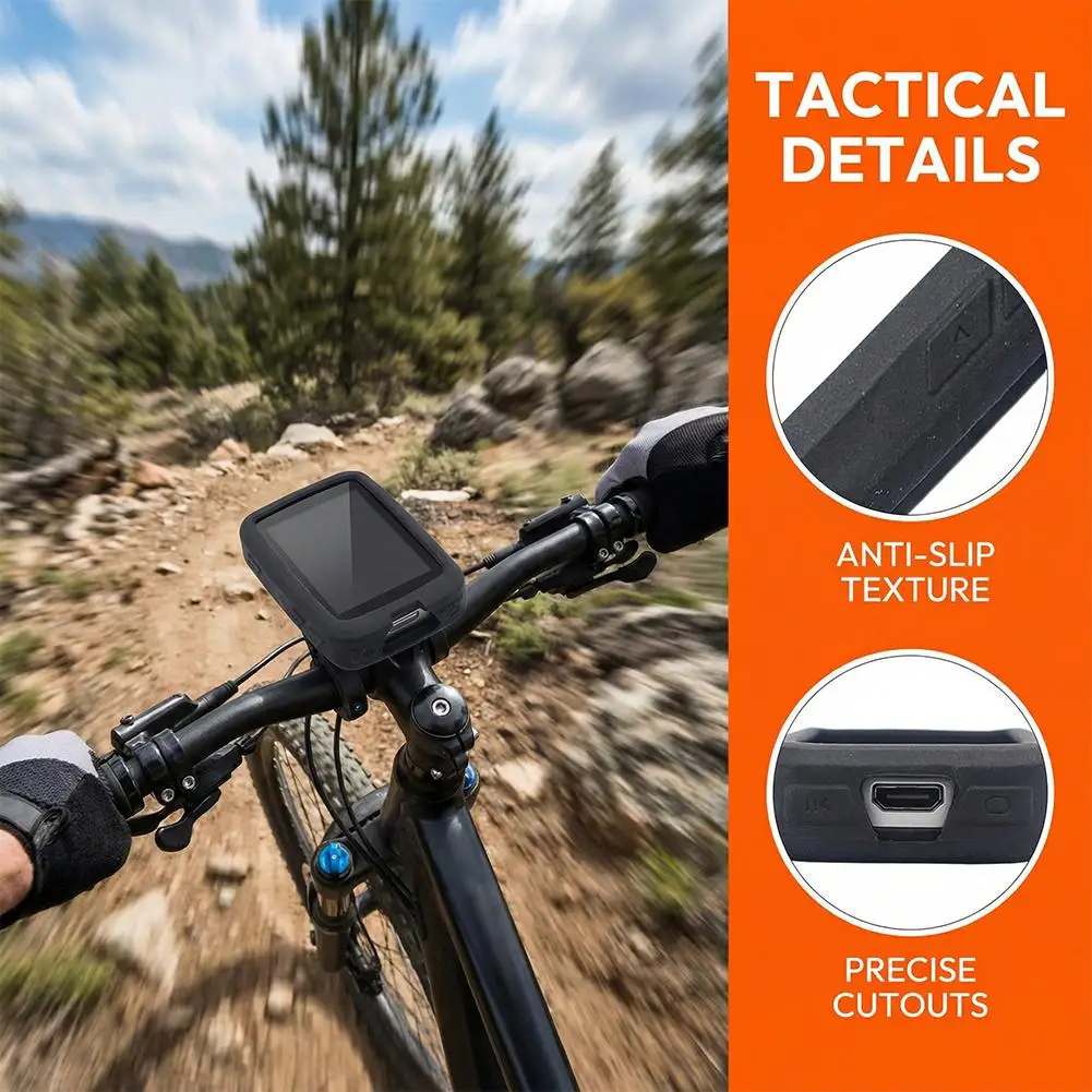 

Черный силиконовый защитный чехол для iGPSPORT BiNavi Air GPS, защитная пленка для экрана велосипедного компьютера, аксессуары для защиты экрана