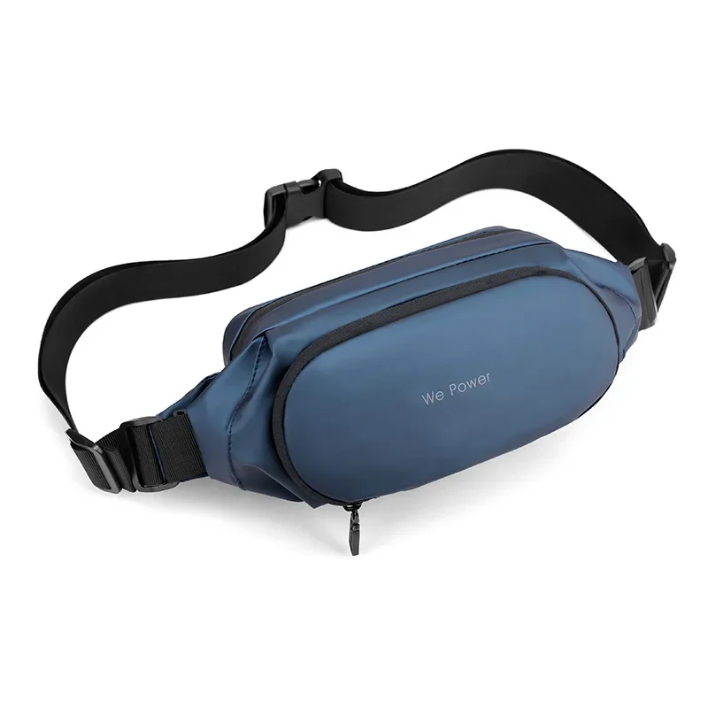 Men Waist Fanny Pack Running Bag Pouch Multi-Pocket Travel Waterproof Nylon Male Sling Cross body Chest Hip Bum Belt Bags bolsas