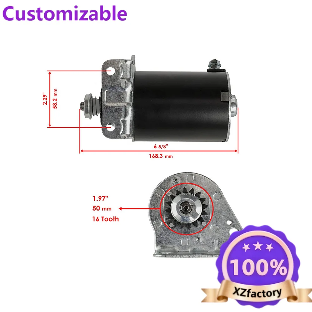 Factory Direct 2026 For 16-tooth lawn mower starter motor 390838 497594 497595 5-22 HP 391423 392749