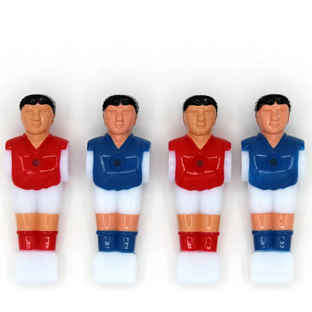 4 Pcs Mini Football Player Soccer Game Figures Gift Kids Players Tabletop Puppet Child