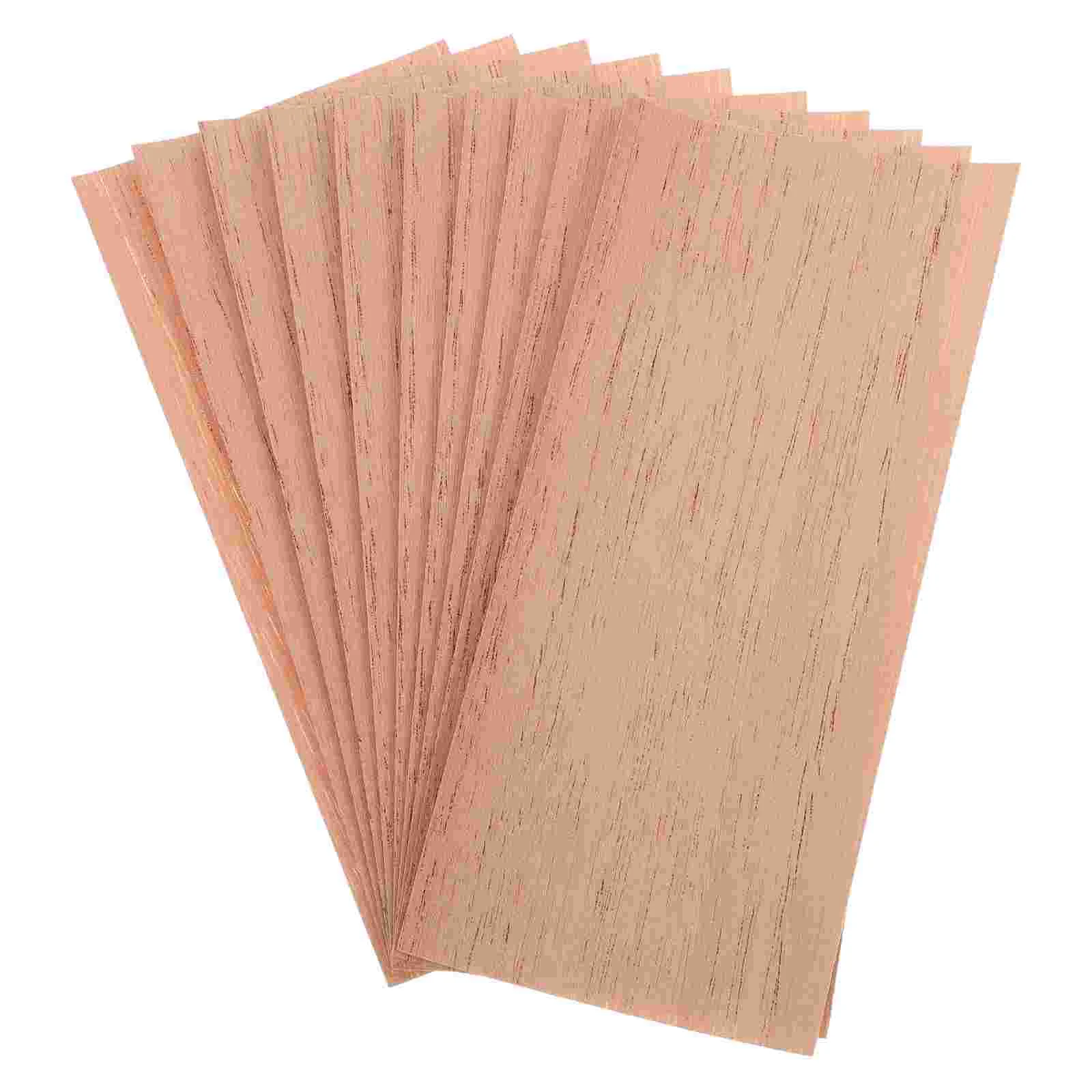 10 Pcs Accessories Travel Case Cedar Lumber Veneer Wood Linings Decorative Chips