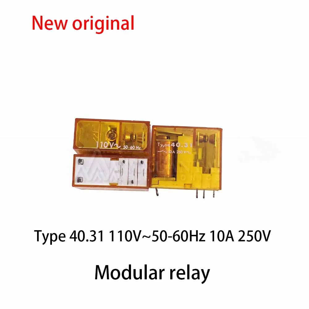 (5pcs) 100% New relay Type 40.31 110V~50-60Hz 10A 250V 5-pin module relay
