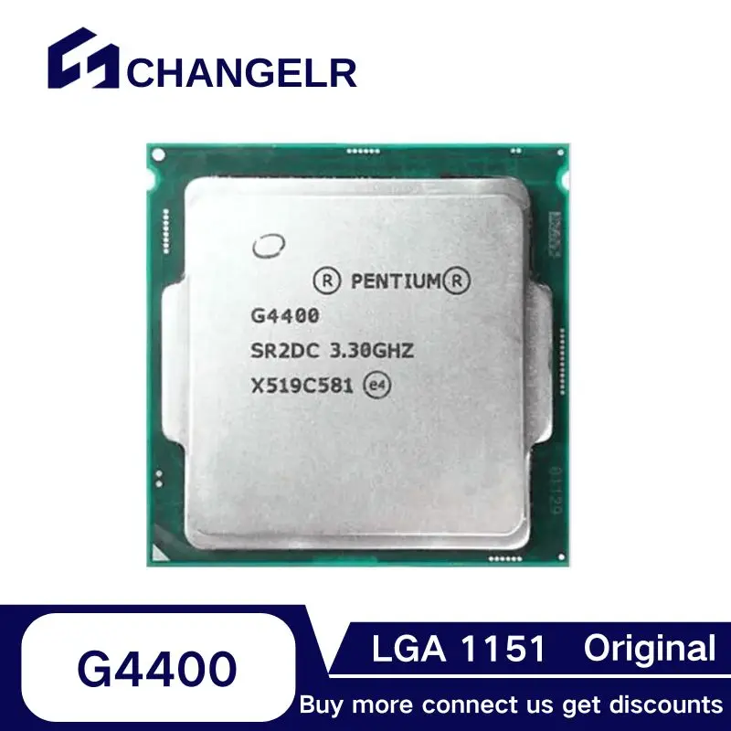 

Процессор Pentium G4400 SR2DC 2 ядра 2 потока LGA1151 14 нм ЦП 14 нм 3,3 ГГц 3M LGA1151