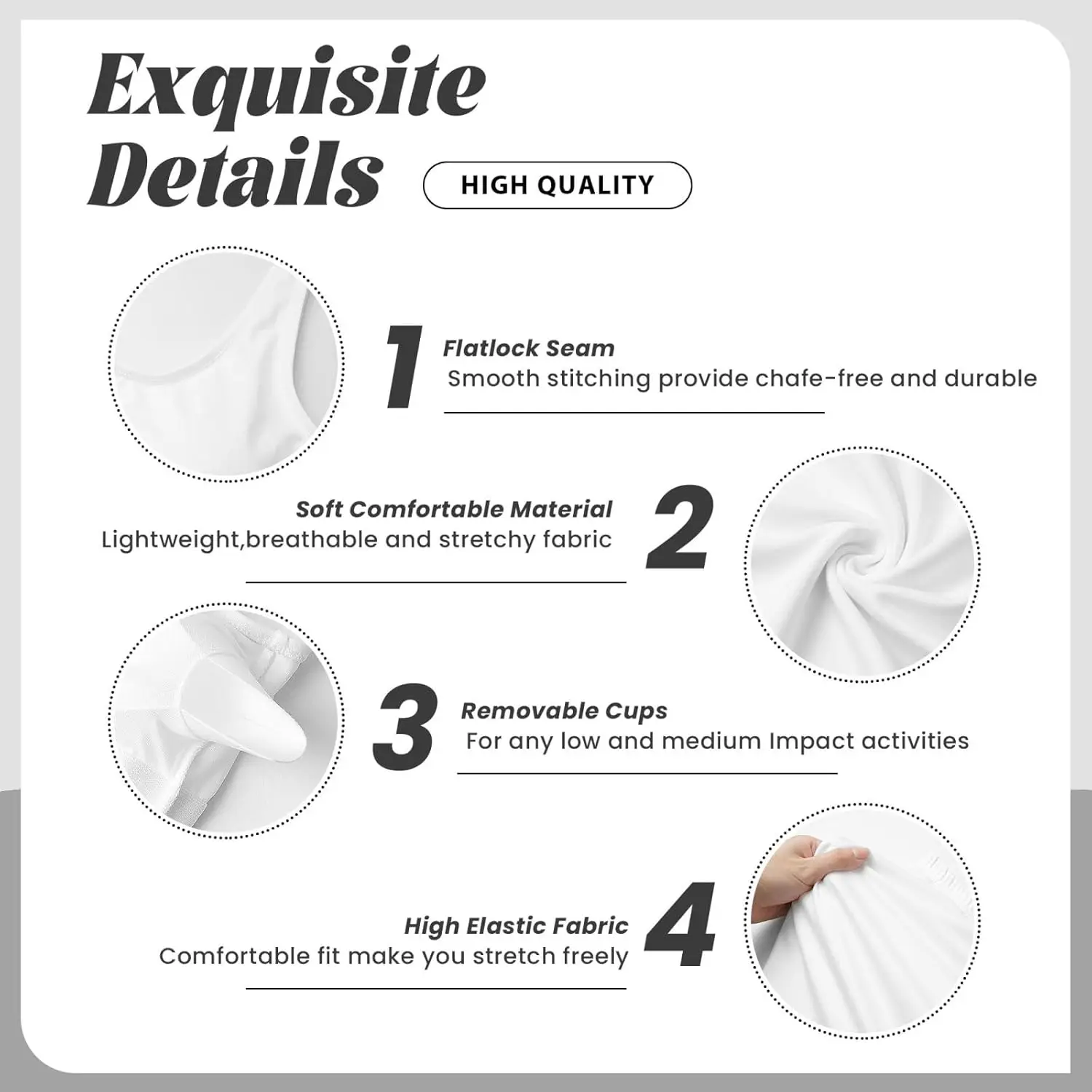 Biustonosze sportowe damskie z wysokim wsparciem, wzór oceaniczny marmur, top sportowy do biegania i ćwiczeń.