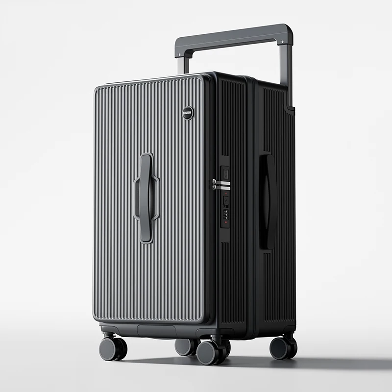 

Luggage Large Capacity 28/32 Extra Large Thickened Durable PC 1:9 Side Opening Deep Compartment Wide Trolley Travel Suitcase