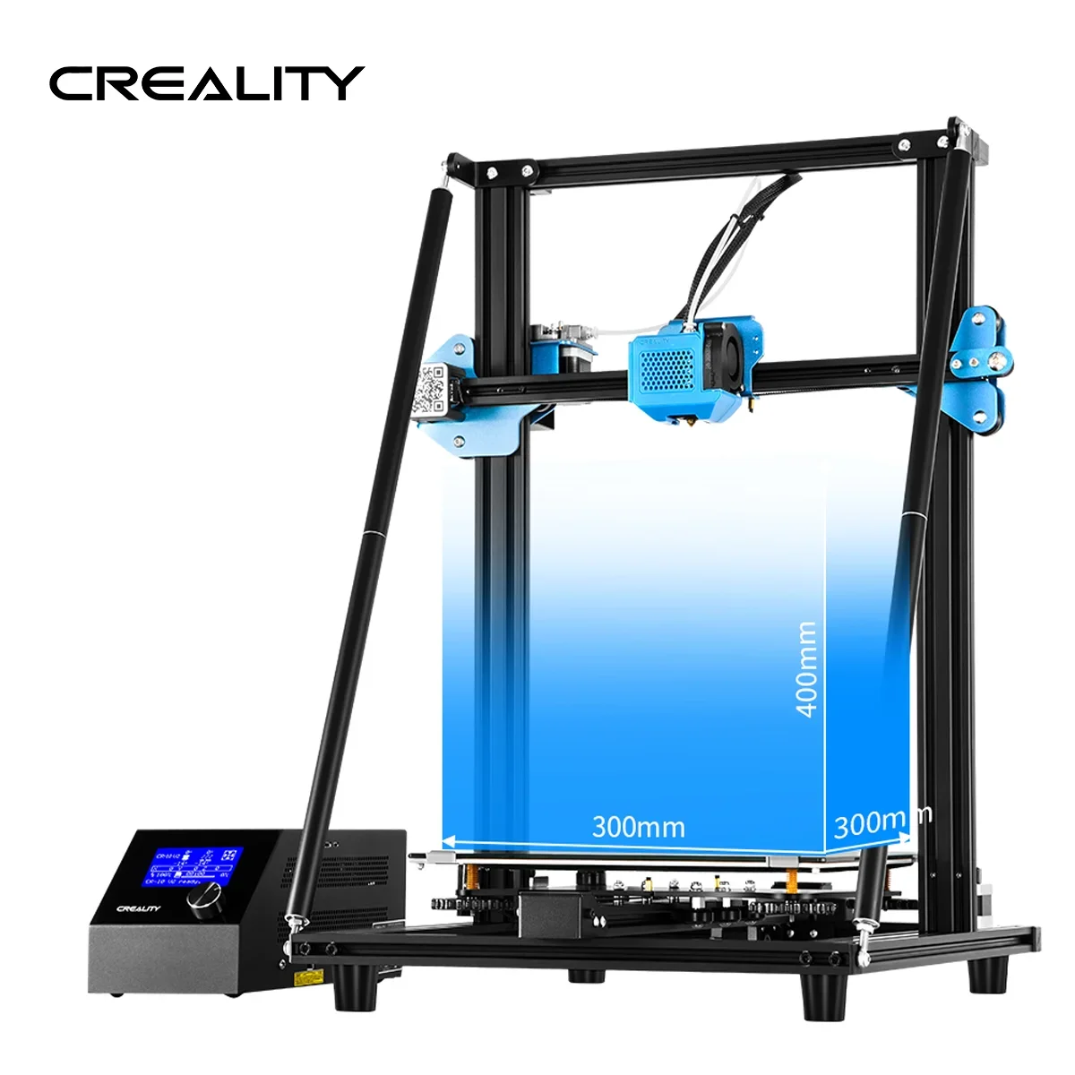 Double Z-axisCreality CR-10 V2 3D Printer With Resume Printing Function And Filament Sensor