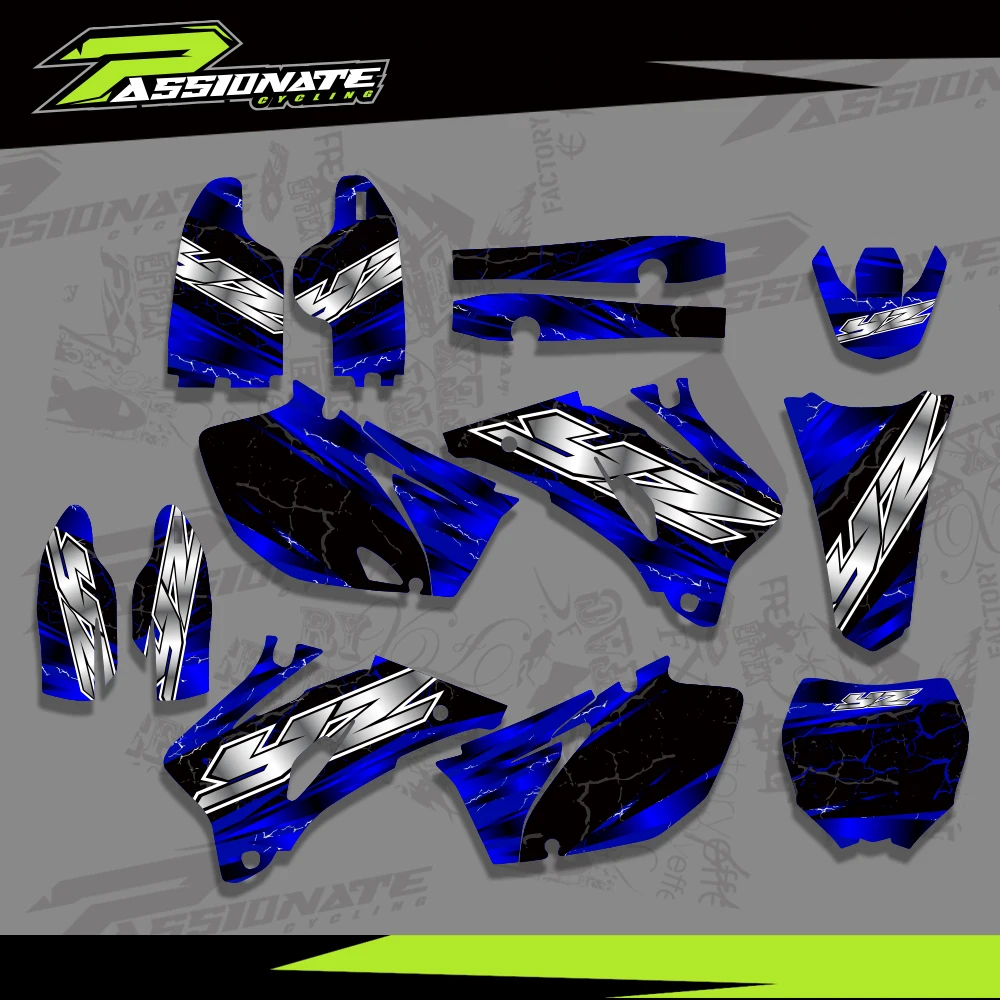 For Yamaha YZ250F YZ450F YZ 250F 450F YZF 250 450 2006 2007 2008 2009 Motorcycle Graphic Background Decals Sticker Customize