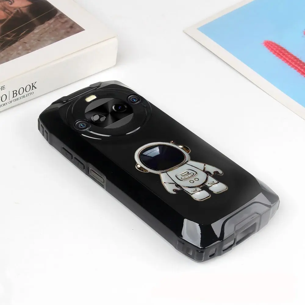 Dla Blackview BL9000 Pro Case Astronaut Holder Ultra-Thin Silicone Shockproof Shell For BL9000 Blackview BL9000pro Back Cover — zdjęcie 2