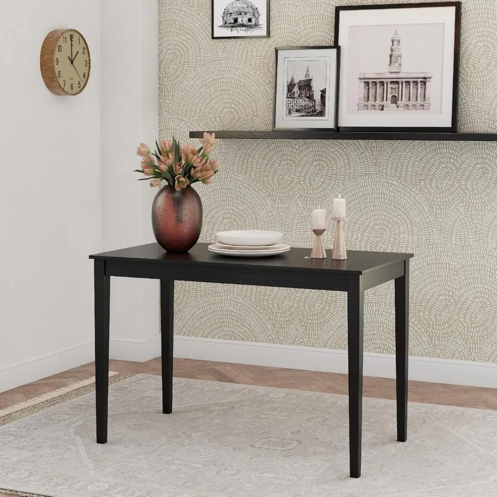 

45inc Dining Table for 6, Kimonte Rectangular Diner Room Tables for Kitchen/Dining/Living Room, Easy Assembly
