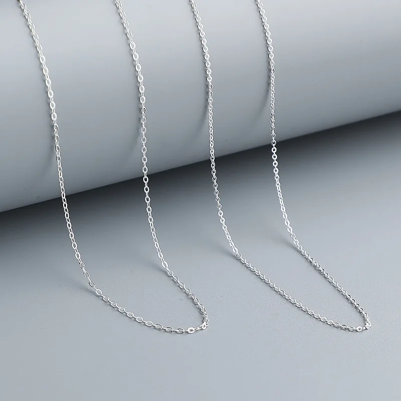 

20 см/лот, стерлинговое серебро 925 пробы, объемные удлинители, О-цепочки, браслеты с кисточками, удлиненные серебряные цепочки, серьги «сделай сам», ожерелье, изготовление ювелирных изделий