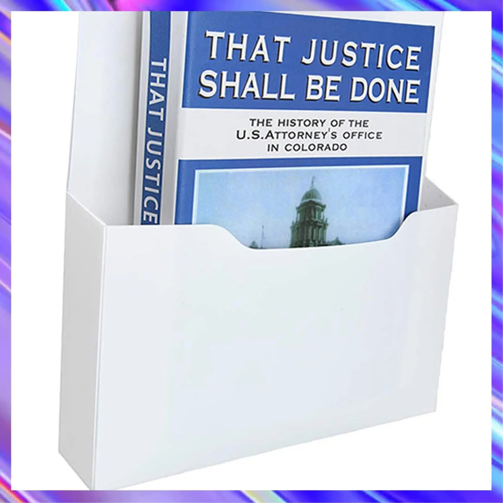 

4 Pack Magnetic File Holder - Paper Holder, Pocket Organizer,Hanging Wall File Organizer Office Supplies Storage