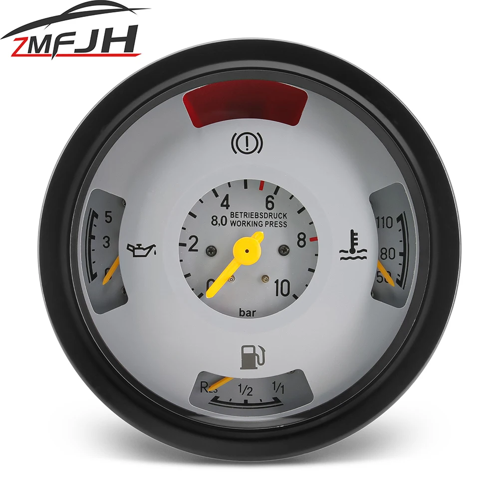 

4 In 1 Gauge Oil Pressure Water Temp Fuel Level Gauge Combination 0025402347 For Mercedes-benz For Car Heavy Truck Customized