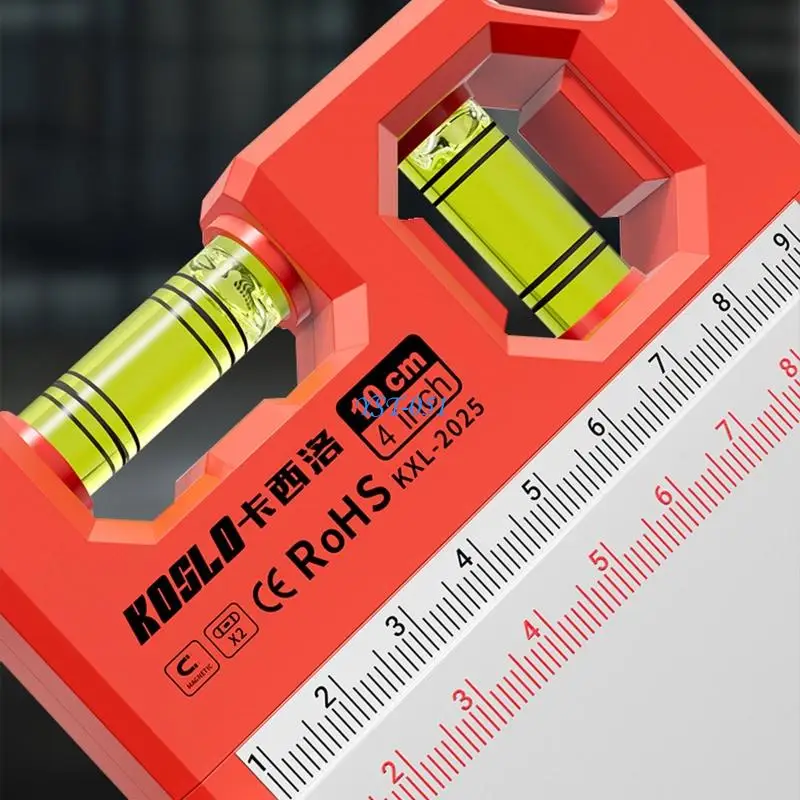 E15A Acrylic And ABS Construction Level Tool Featuring Double And Clear Scale