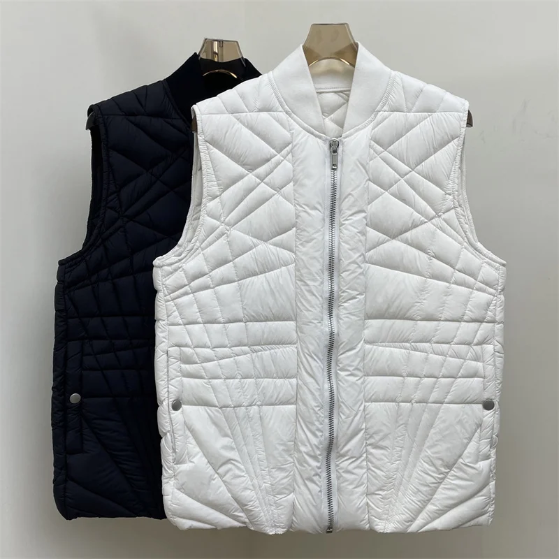 سترة شتوية نسائية 2025 شتاء جديد 90 أوزة بيضاء مملوءة أسفل سترة البيسبول طوق مبطن أسفل سترة y2k أسفل معاطف