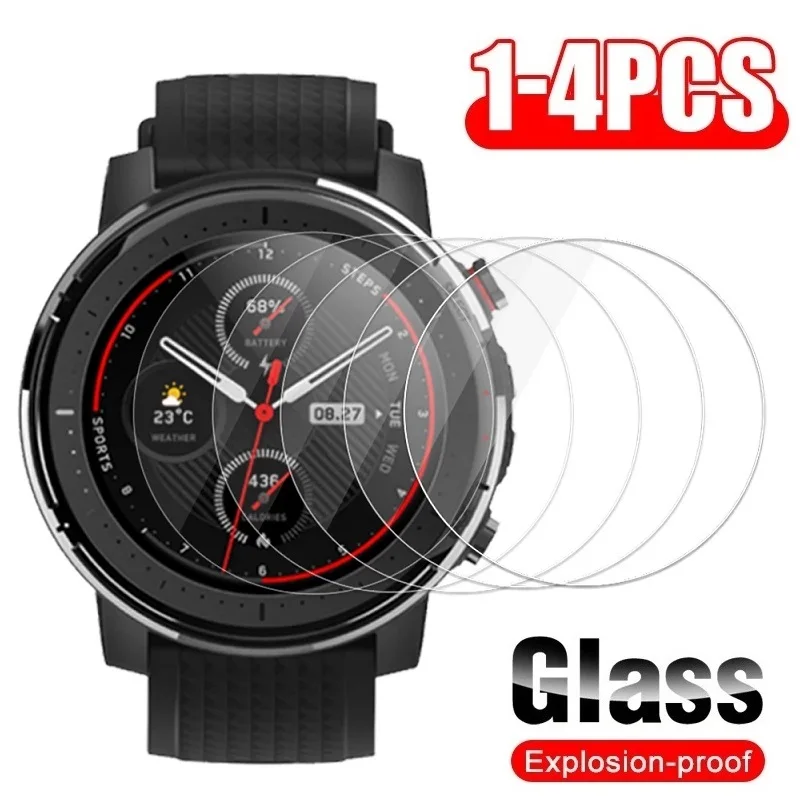 

Tempered Glass for Amazfit Stratos 3 Screen Protector on for Amazfit Stratos 3 Glass Protector Film Foil