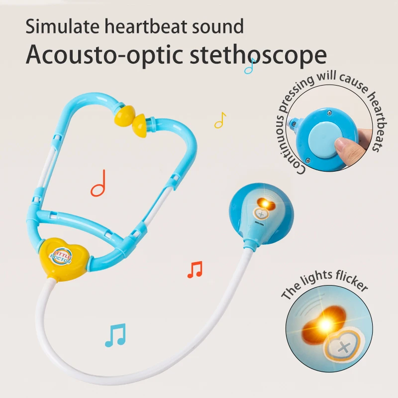 Children Playing House, Little Doctor Toys, Stethoscope, Medical Kit, Male And Female Gifts, Role-Playing, Simulated Nurse Toys