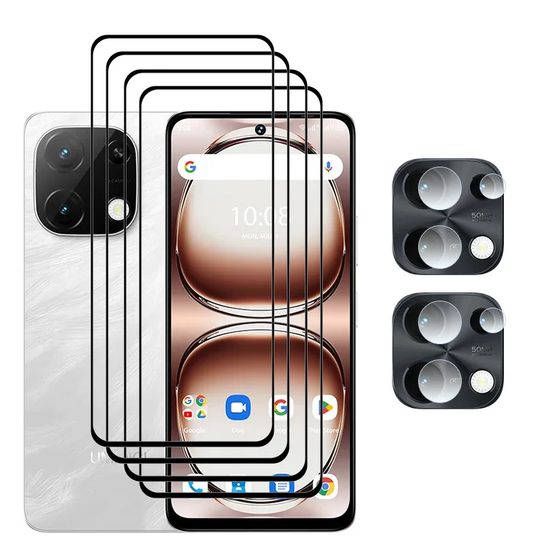 

Upgrade Glass For Umidigi Note 100A Note 100 5g Tempered glass Screen Protector Shockproof Note 100A Soft fiber lens film
