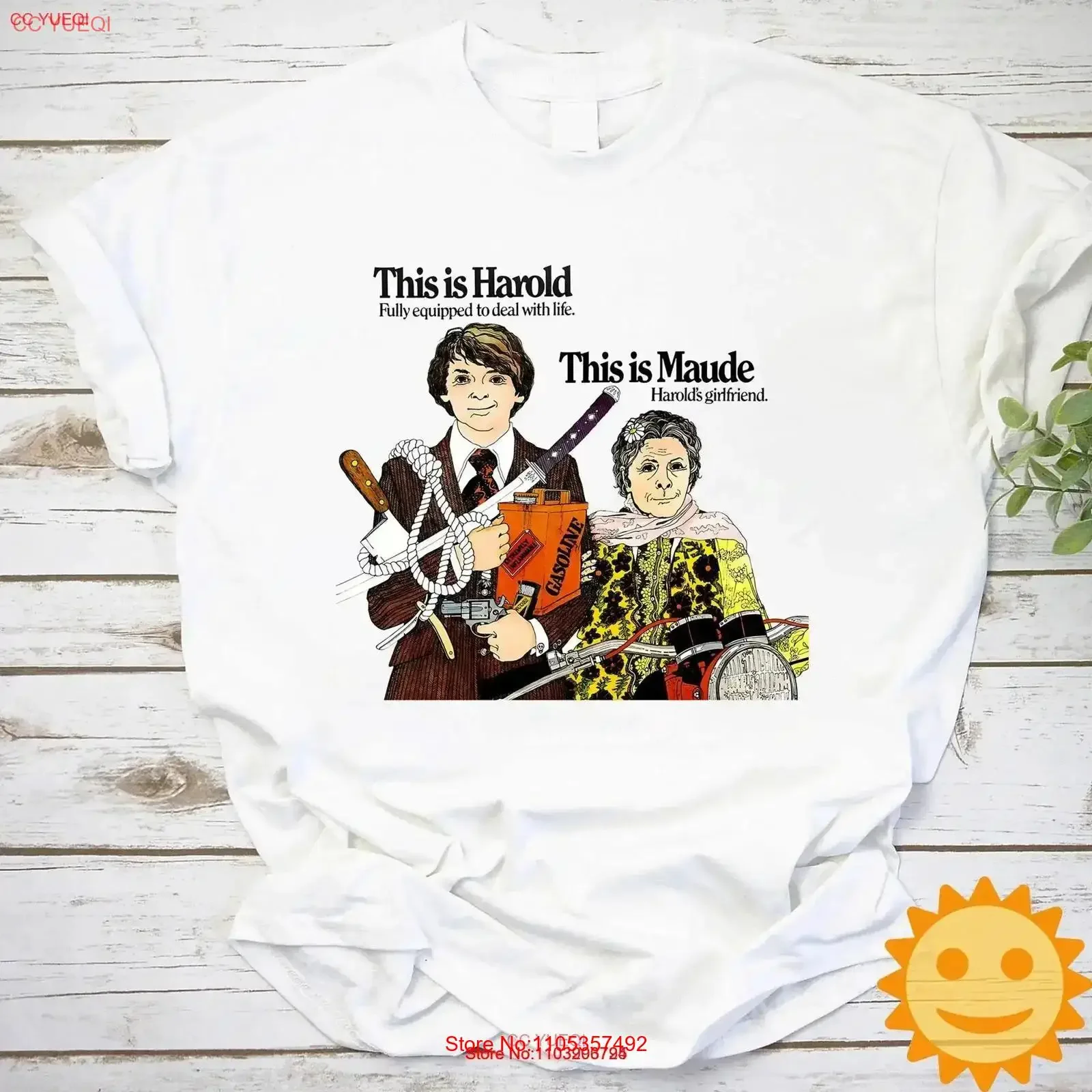 This Is Harold And Maude Essential Vintage T Shirt Romance Movie 70s vintage Washed Top For Everyday Wear Comfortable Stylish