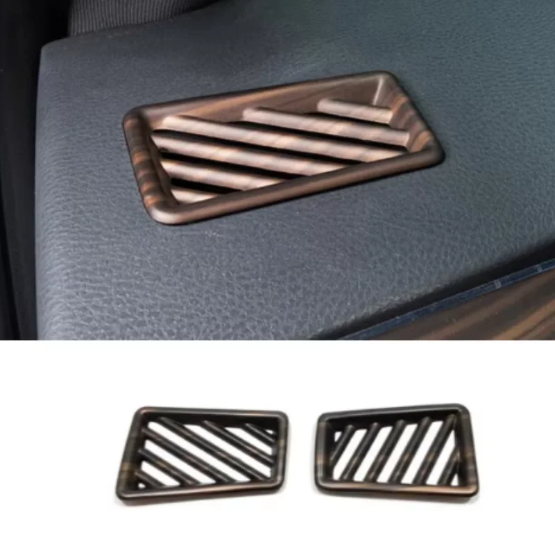 LHD Car Front Upper Air Condition Vent Outlet Cover Trim For Toyota Avalon 2019-2022 Carbon Fiber Interior Accessories
